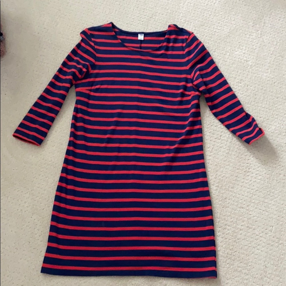 Old Navy striped long sleeve dress